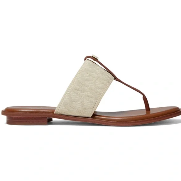 Michael Kors Women's Verity Elastic Flip-Flops - Picture 4 of 8